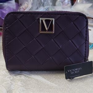 Victoria's Secret Purple Quilted Wallet!